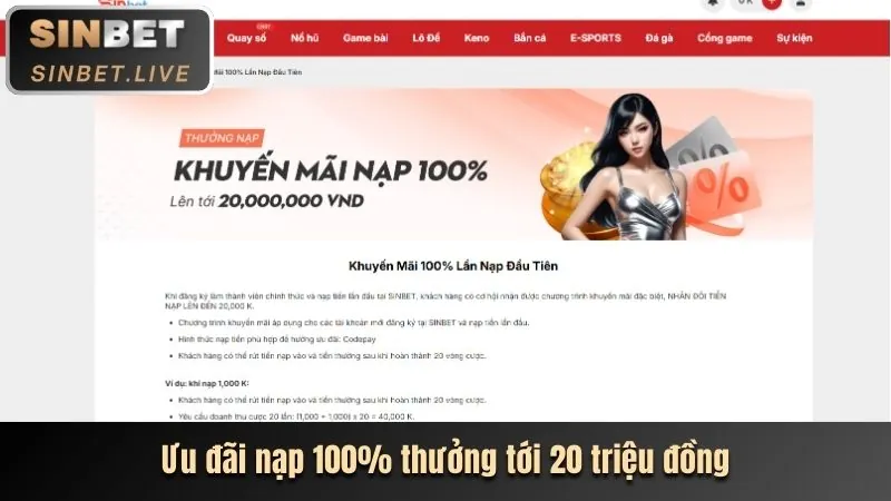 Khuyến mãi Chào mừng nohu666
